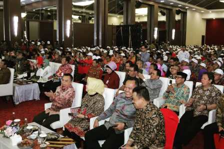 Wabup Pringsewu Hadiri Sosialisasi UU Sistem Budidaya Pertanian Berkelanjutan