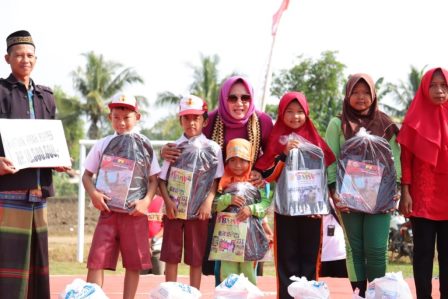 Kunker ke Meraksa Aji dalam rangka HUT Ke-23 Kabupaten Tulang Bawang dan Monitoring 25 Program BM