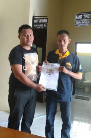 Ryal Melaporkan Akun Facebook Bodong ke Polres Pesawaran