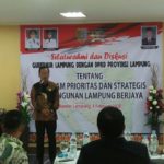 DPRD Lampung dan Gubernur Diskusi Pembangunan Prioritas