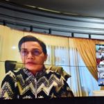 Achmad Pairin walkot metro ikuti rapat kordinasi melalui video conference Di dampingi Mentri Keuangan Sri Mulyani Indrawati serta para Gubernur dan Walikota se-Indonesia