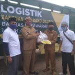 Basnas dan Pemda Pesawaran Berikan Bantuan Kepada Anak Yatim