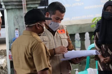 Bupati Pesawaran Tinjau Posko Screening Covid-19 di Kecamatan Tegineneng