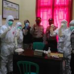 Dalam Rangka Pencegahan dan Penanganan Covid-19 Polres Pesawaran Laksanakan Kegiatan Rapid Test Personil