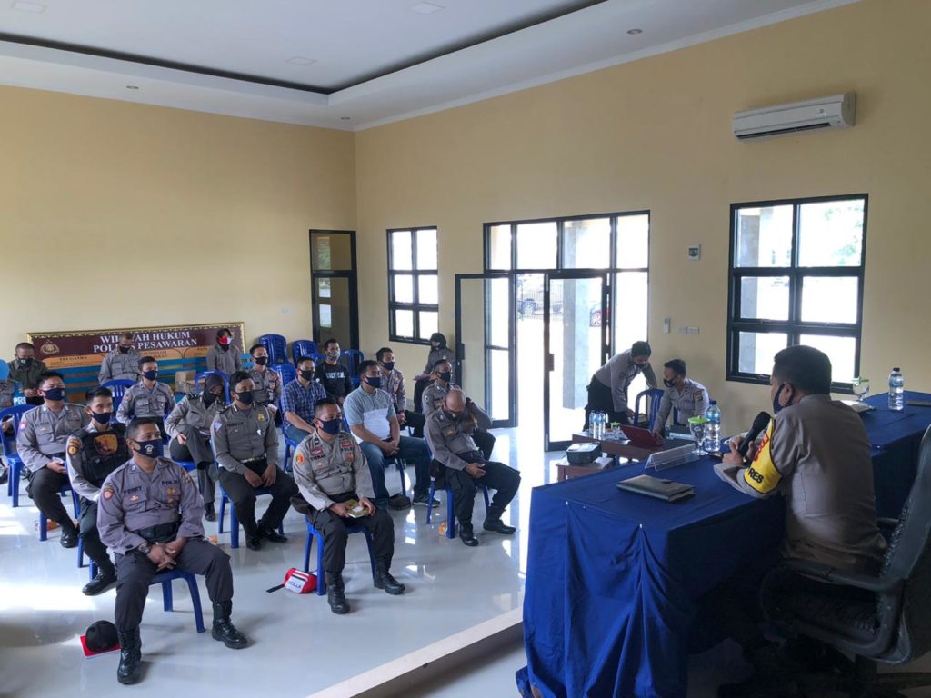 Polres Pesawaran Tingkatkan Kemampuan SDM