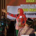 Bupati Winarti lakukan Sosialisasi penerapan protokol kesehatan yang aman dan produktif Menuju new normal pada masa pandemi covid 19 dikabupaten tuba