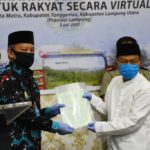 Pemkot metro bekerjasama dengan BPN lakukan penyerahan sertifikat tanah untuk rakyat secara virtual