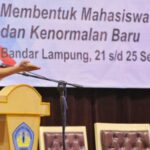 Pengenalan Kampus Unila, Sekdaprov Fahrizal Ajak Mahasiswa Baru Persiapkan Diri Hadapi Era Revolusi 4.0