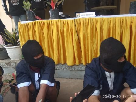 Tekab 308 kota Metro ungkap kasus Ganjal ATM dan pencurian bunga Aglonema