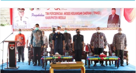 Pengukuhan Tim TPAKD Mesuji, Gubernur Arinal Dorong Kabupaten Mesuji Bangun Pertumbuhan Ekonomi Demi Kesejahteraan Masyarakat