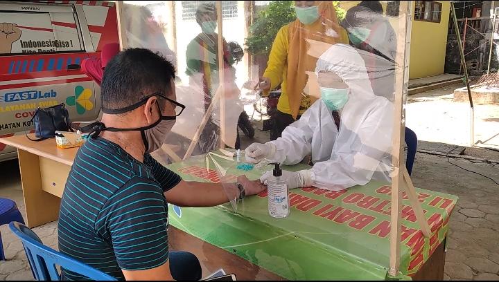 Pemkot Metro Melalui Dinas Kesehatan Adakan Rapid Test Kepada Jurnalis