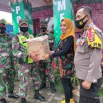 TNI – POLRI Apresiasi Media abpedsi.com Bagikan Handsanitizer ke Pos Pengamanan Taman Merdeka