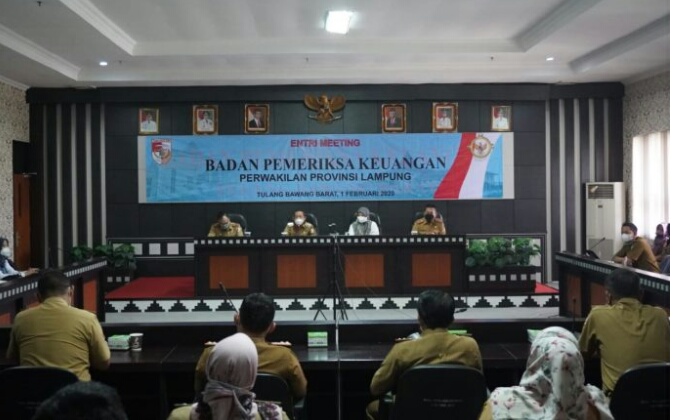 Wakil Bupati Tubaba Menghadiri Acara Entry Meeting LKPD