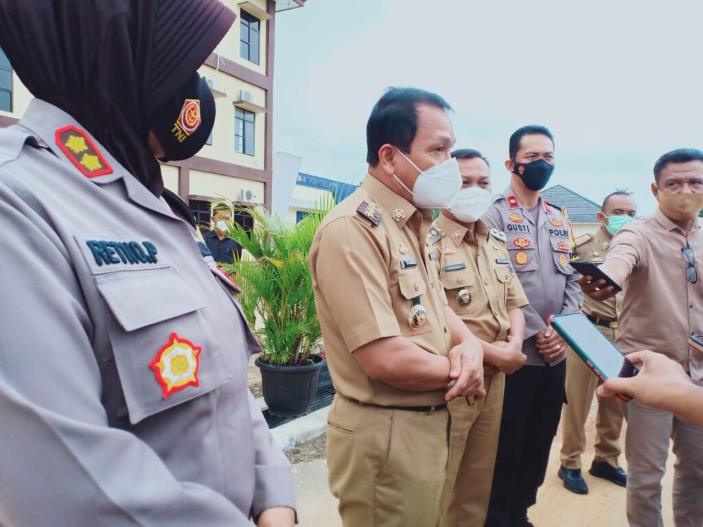 Membangun tali silaturahmi Walikota dan wawali berkunjung ke Polres dan Kodim kota Metro