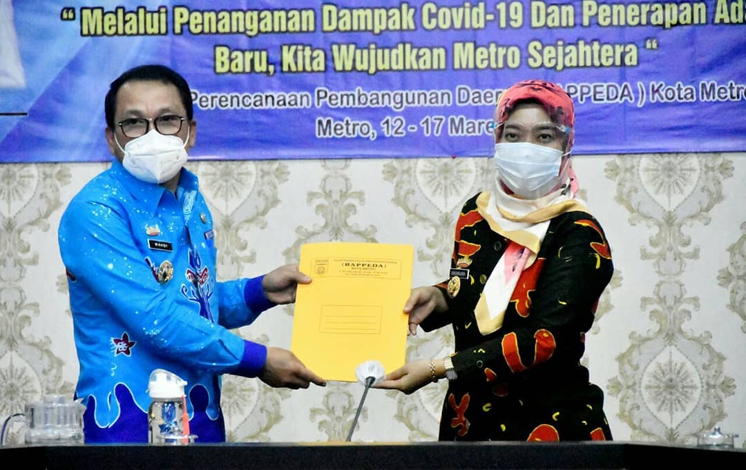 Wagub Nunik Hadiri Musrenbang Kota dalam rangka penyusunan dokumen RKPD tahun 2022