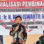 Dewan Propinsi Lampung, Midi Iswanto Sosialisasi Pembinaan Ideologi Pancasila dan Wawasan Kebangsaan Di Lampung Tengah