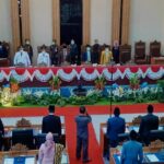 DPRD Menggelar Rapat Paripurna  Mendengarkan Pidato Sambutan Bupati Lampung Timur Terpilih