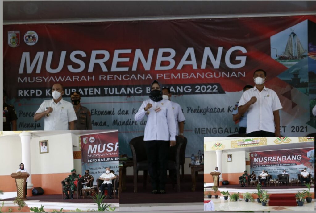 Bupati Tulang Bawang Membuka Kegiatan Musrembang Secara Resmi