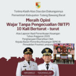 Pemkab Tubaba Raih WTP Ke- 10 Dari BPK RI Perwakilan Provinsi Lampung