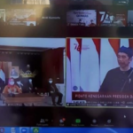 SIDANG PARIPURNA VIRTUAL DPRD TUBA DIHADIRI BUPATI