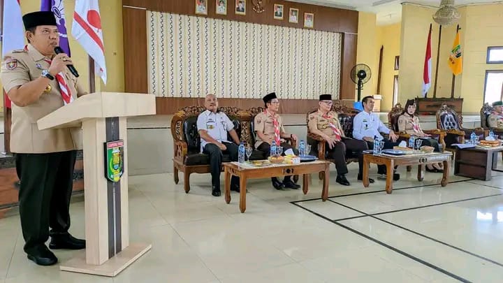 Wakil Bupati Rapat Pengurus Gerakan Pramuka Lamtim