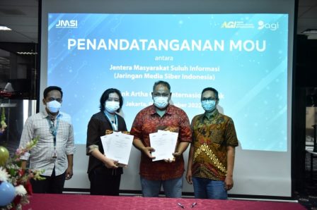 PT Bank Artha Graha Internasional Tbk dan JMSI Tandatangani Nota Kesepahaman Kerjasama Kemitraan Media Siber