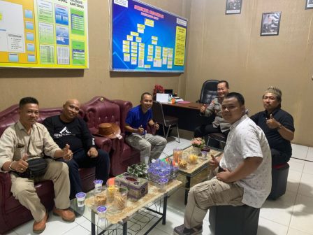 POLSEK BANJAR AGUNG TERIMA KUNJUNGAN PENGCAB-JMSI TULANG BAWANG