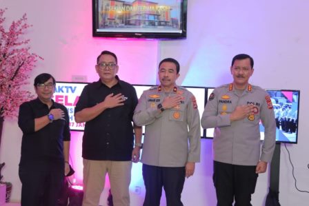 *Wakapolda Lampung bersama Humas jajaran Polda Lampung kunjungi JAK TV, ini merupakan langkah awal sinergi*