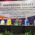 Bunda PAUD Provinsi Lampung Buka Konferensi Kerja Provinsi Ikatan Guru Taman Kanak-Kanak Indonesia