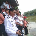 Dalam Rangka Memperingati HUT Kabupaten Tulang Bawang Yang Ke 26, Dinas Kelautan dan Perikanan Adakan Lomba Memancing 